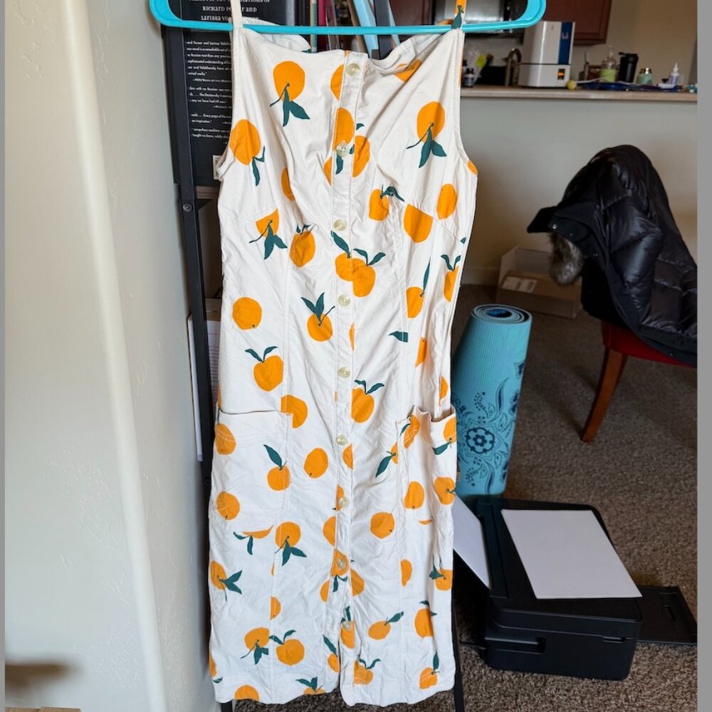 Maeve orange print Collette dress